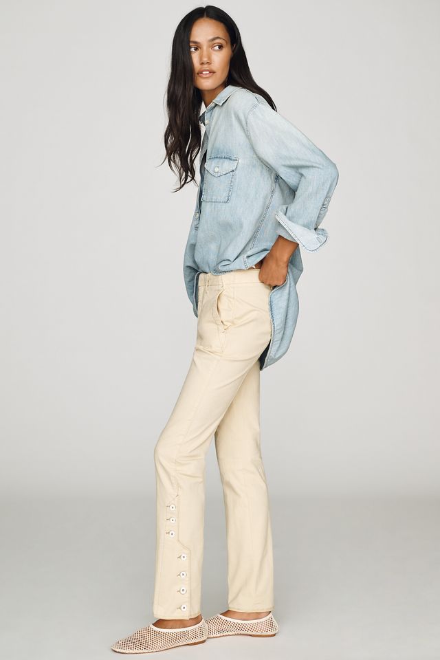 By Anthropologie Jodhpur Mid-Rise Straight-Leg Pants #2