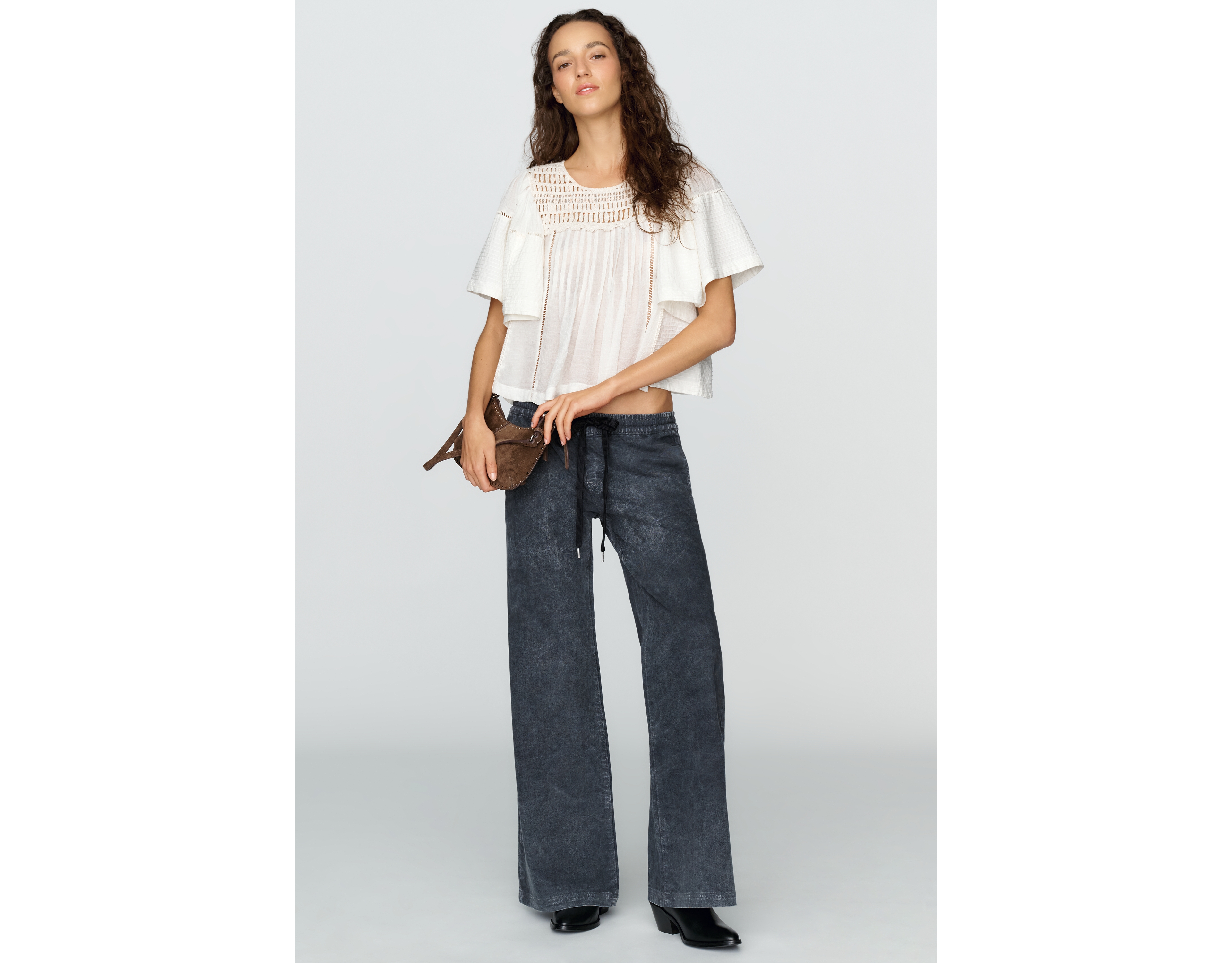 Pilcro Albany Low Rise Pull On Pants
