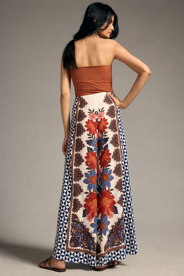 Farm Rio Printed Wide-Leg Pants #2