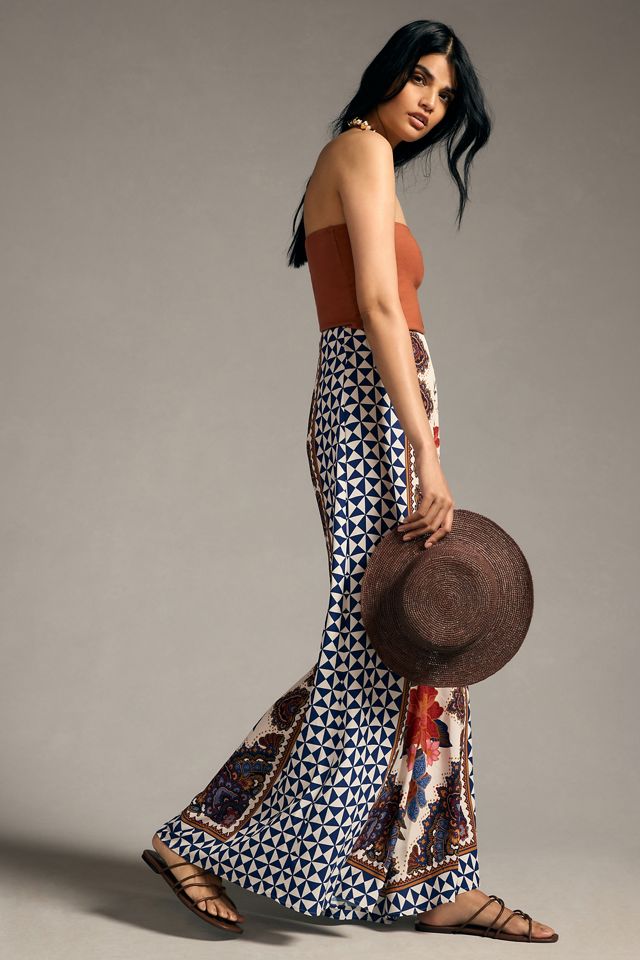 Farm Rio Printed Wide-Leg Pants #3