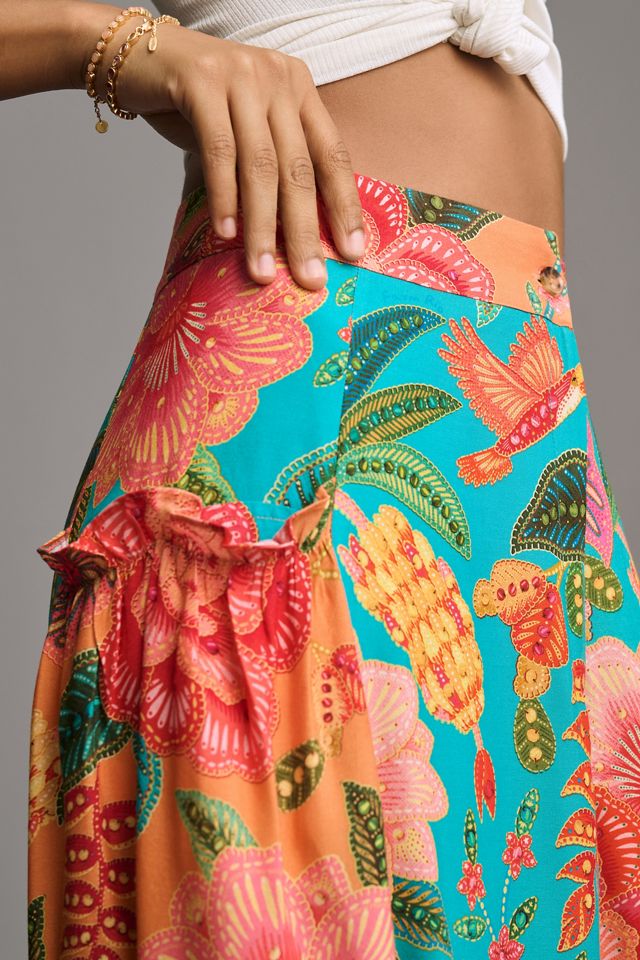 Farm Rio x Anthropologie Floral Wide-Leg Pants #3