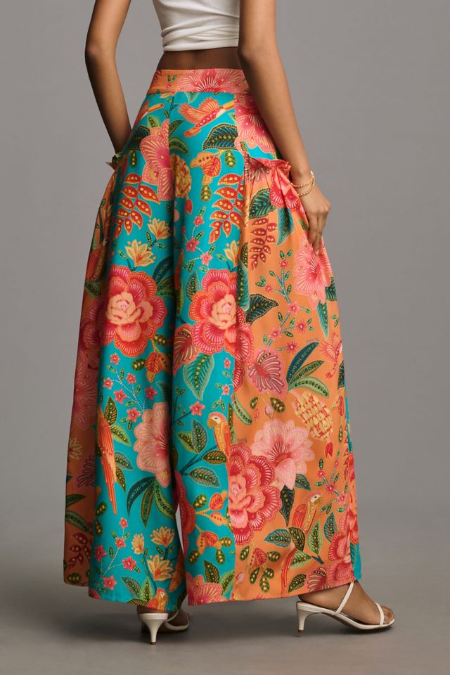 Farm Rio x Anthropologie Floral Wide-Leg Pants #4