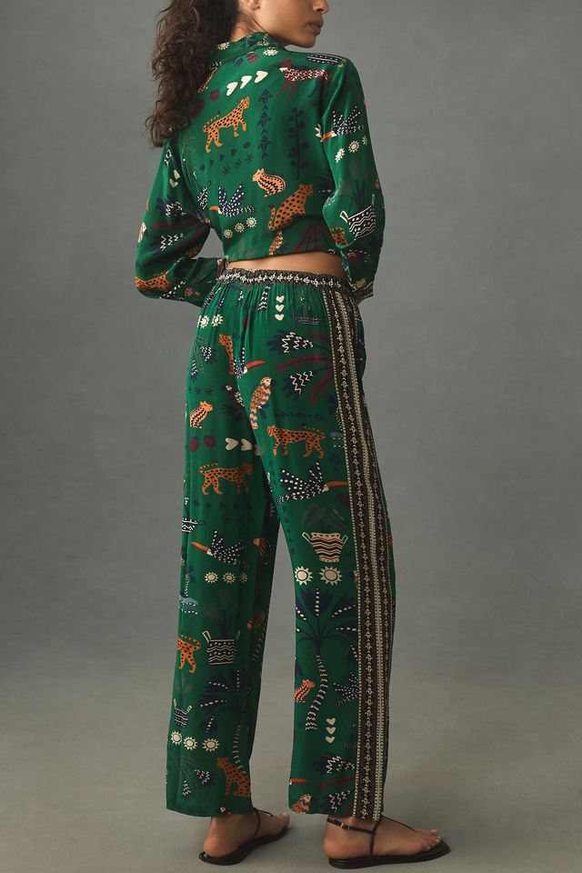 Farm Rio x Anthropologie Printed Pull-On Pants #2