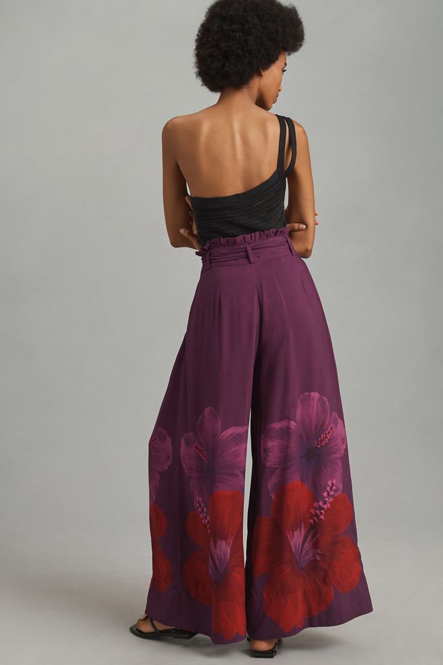 Farm Rio x Anthropologie Floral Wide-Leg Pants #2
