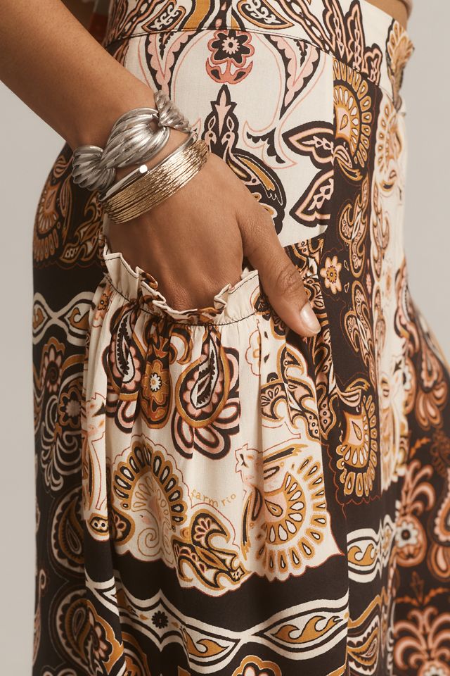 Farm Rio x Anthropologie Printed Wide-Leg Pants #3