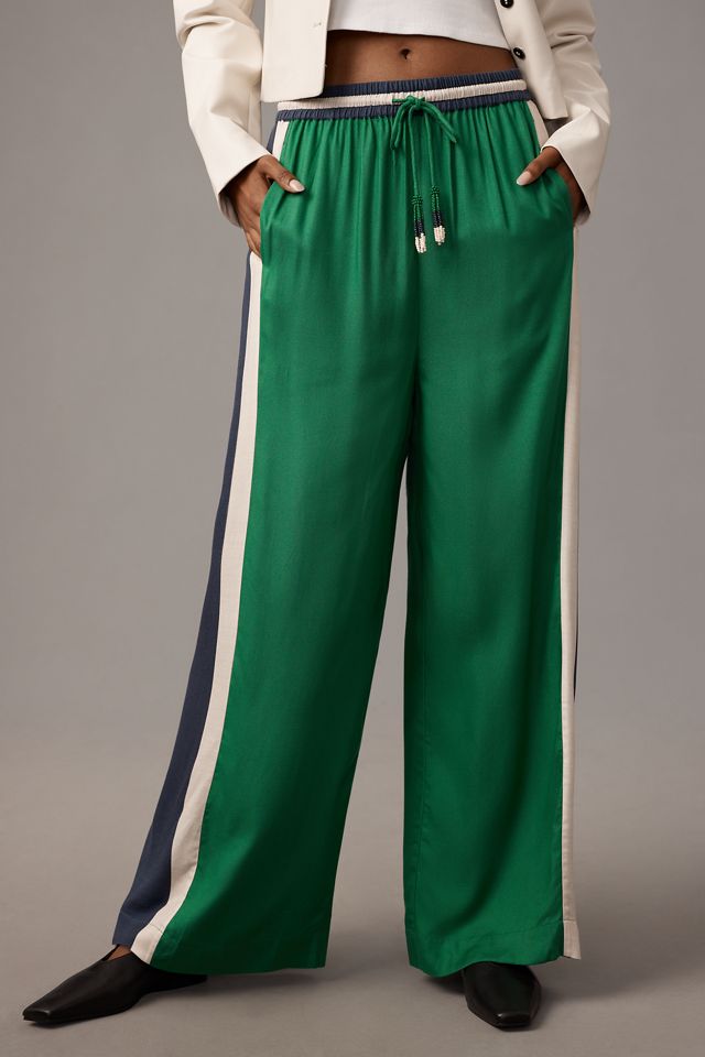 Farm Rio x Anthropologie Twill Trackpants #1