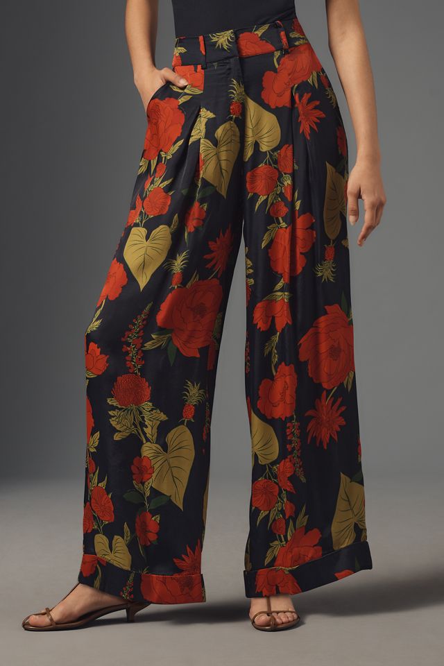 Farm Rio x Anthropologie Wide-Leg Printed Trousers #1