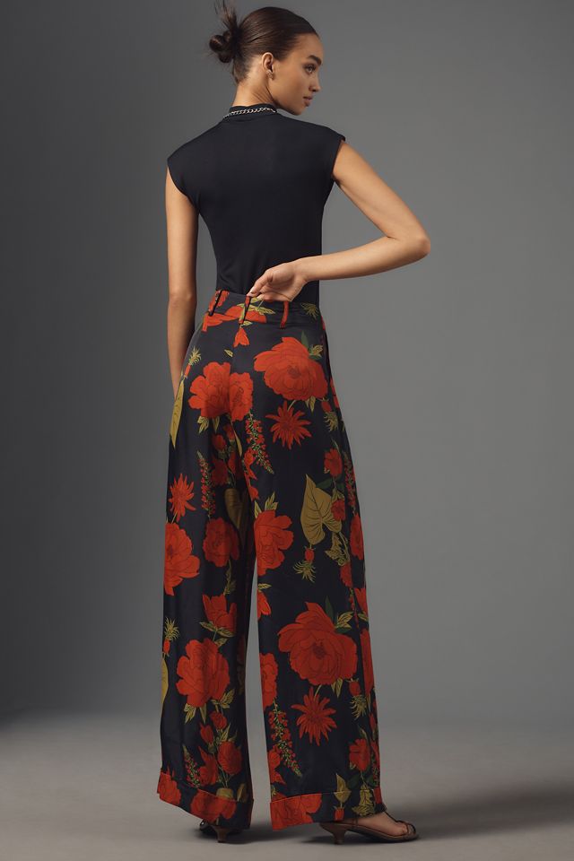 Farm Rio x Anthropologie Wide-Leg Printed Trousers #2