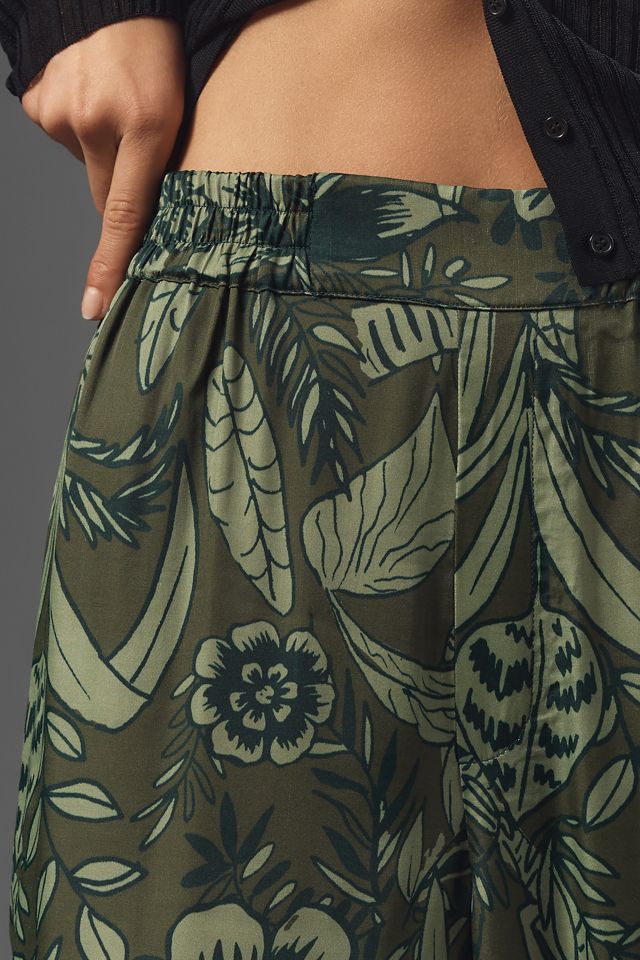Farm Rio x Anthropologie Satin Printed Pants #3
