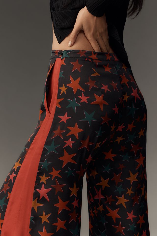 Farm Rio x Anthropologie Star Print Wide-Leg Pants #2