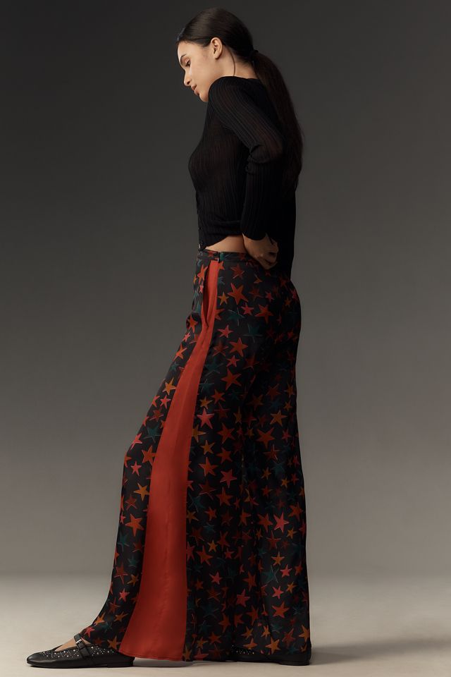 Farm Rio x Anthropologie Star Print Wide-Leg Pants #4