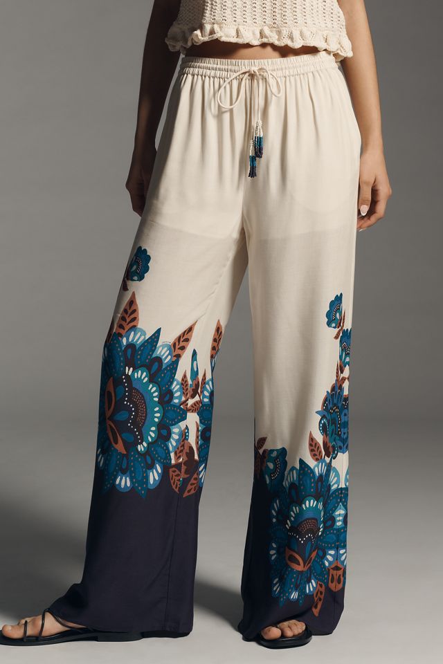 Farm Rio x Anthropologie Printed Pull-On Pants #1
