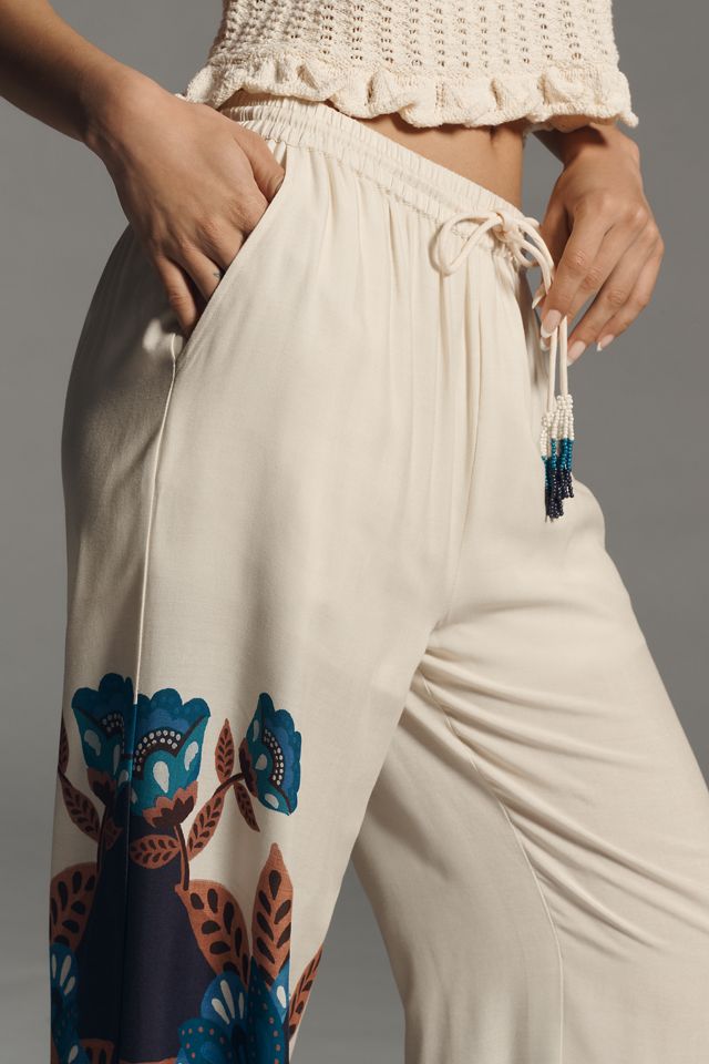Farm Rio x Anthropologie Printed Pull-On Pants #3