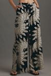 Farm Rio x Anthropologie Palm Pull-On Wide-Leg Pants