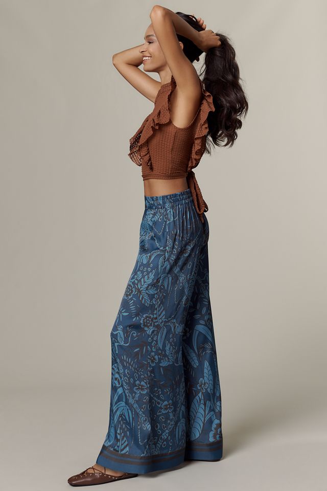 Farm Rio x Anthropologie Wide-Leg Printed Pants #2