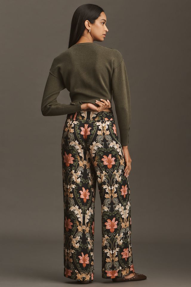 Farm Rio x Anthropologie Floral Trouser Pants #2