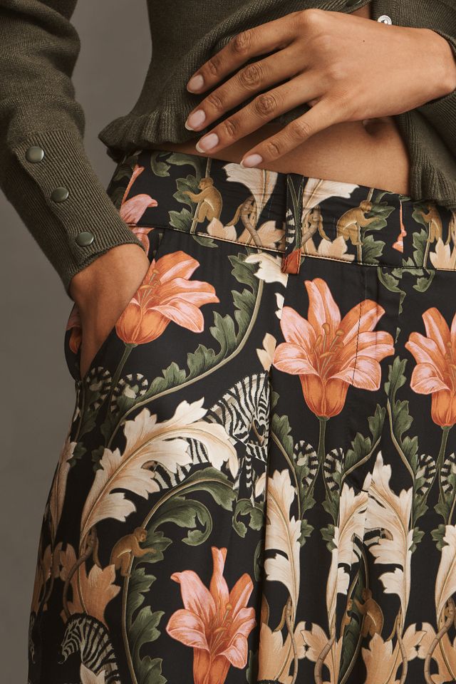 Farm Rio x Anthropologie Floral Trouser Pants #3