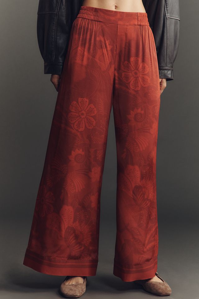 Farm Rio x Anthropologie Printed Wide-Leg Pants #1