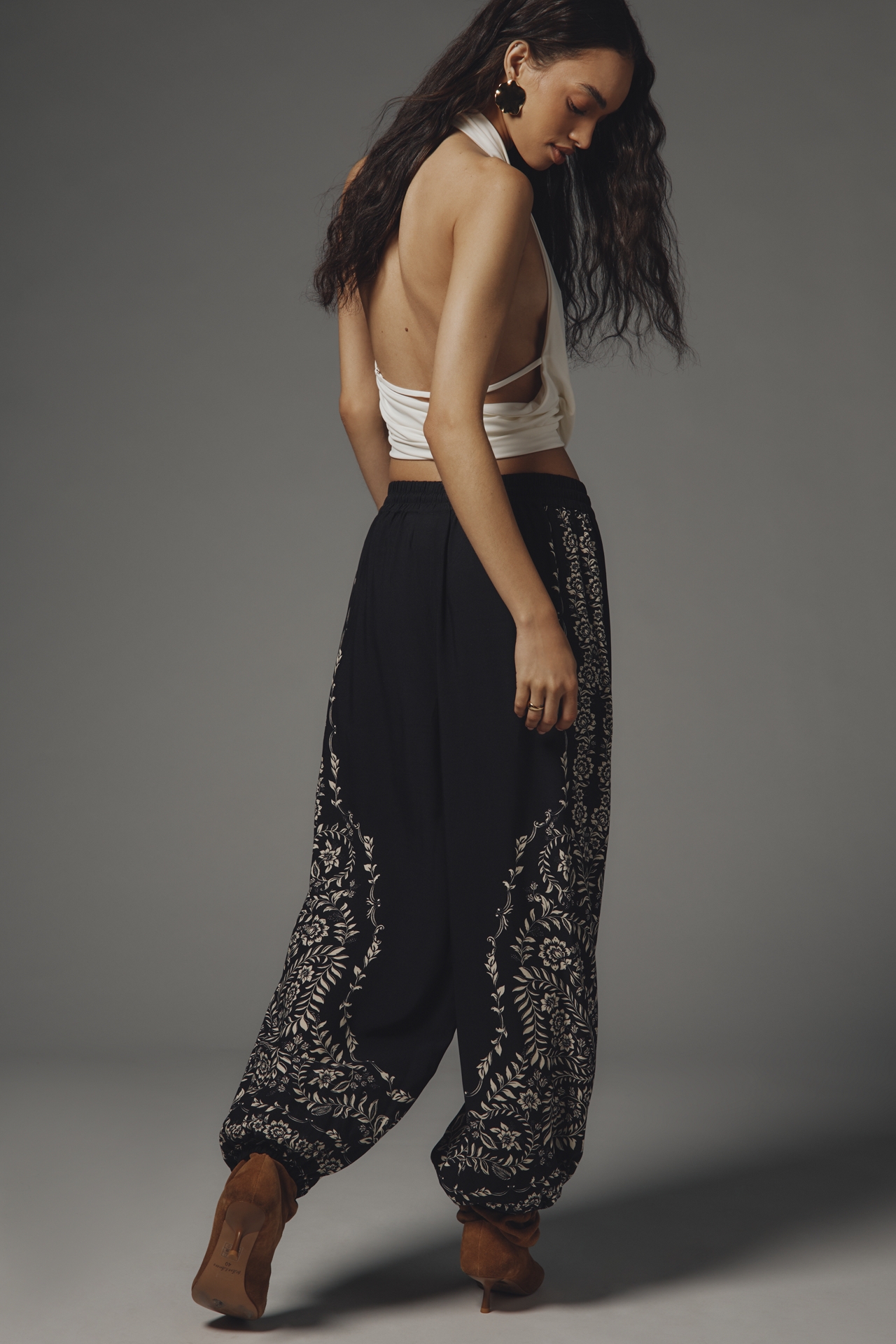 Farm Rio x Anthropologie Pull-On Printed Balloon Pants