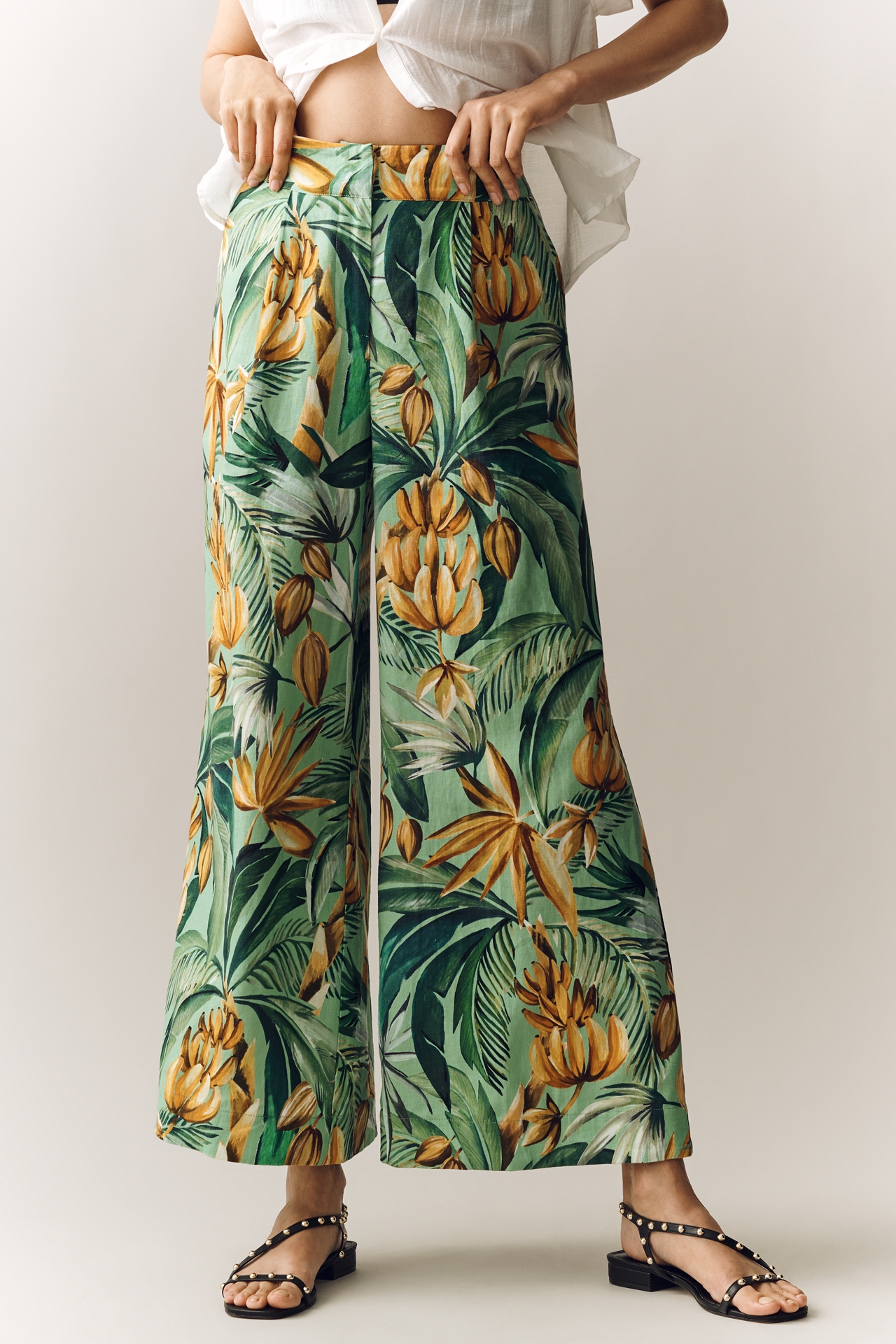 Farm Rio x Anthropologie Palm Fruit Pants