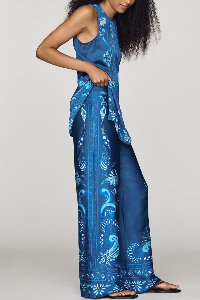 Farm Rio Patterened Wide-Leg Pants #1
