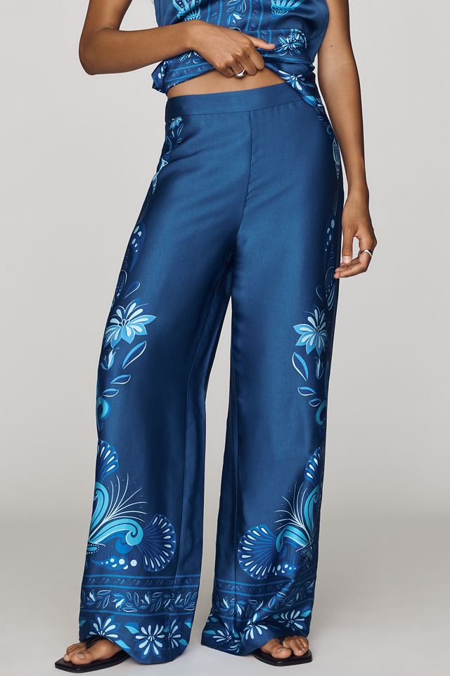 Farm Rio Patterened Wide-Leg Pants #2