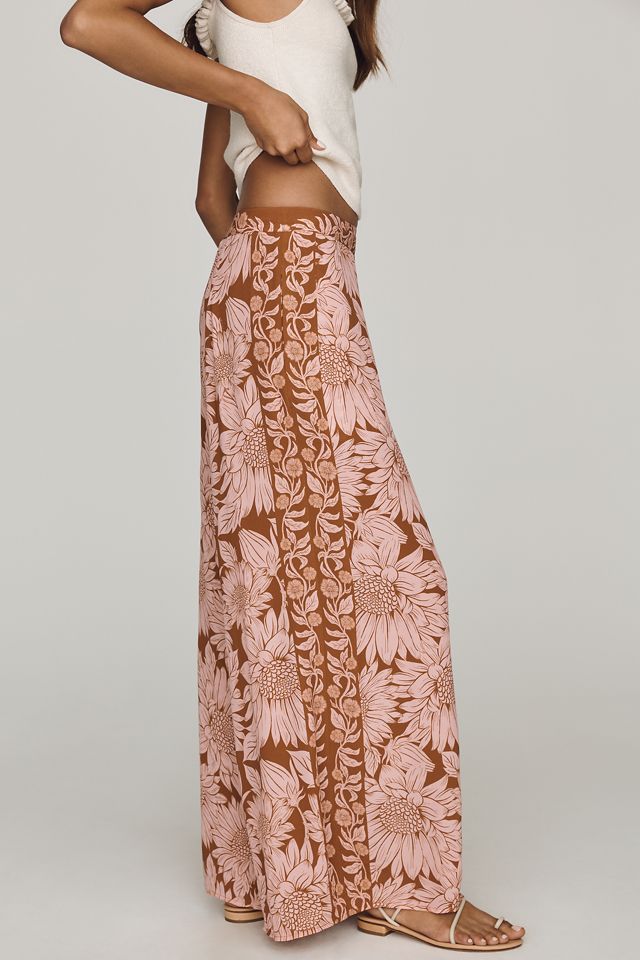 Farm Rio Floral Printed Wide-Leg Pants #1