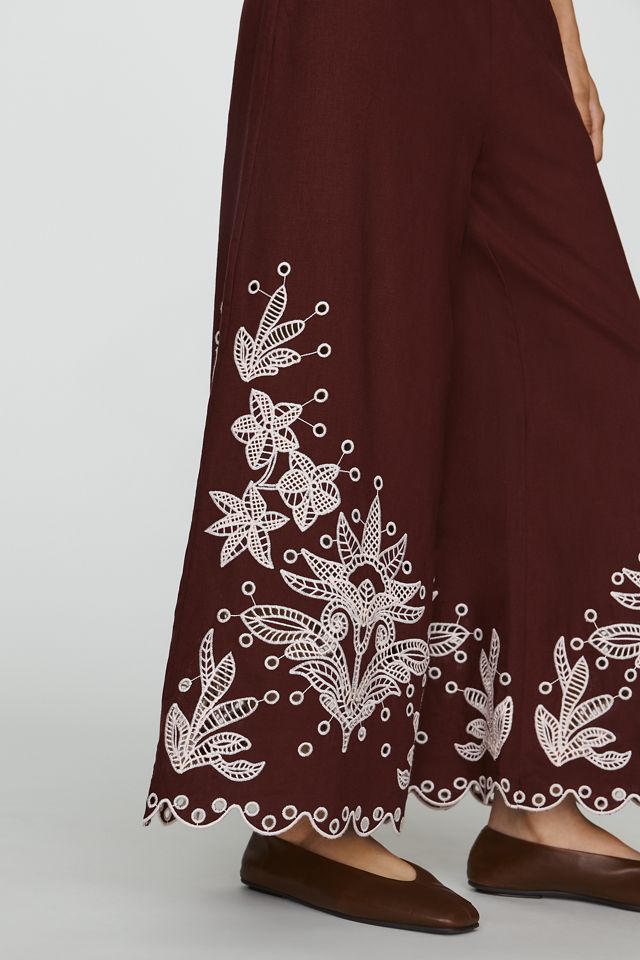 Farm Rio x Anthropologie Crochet Flower Pants #2