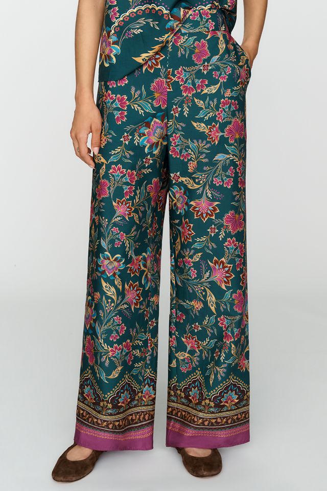 Farm Rio Printed Wide Leg Pull On Pants #1