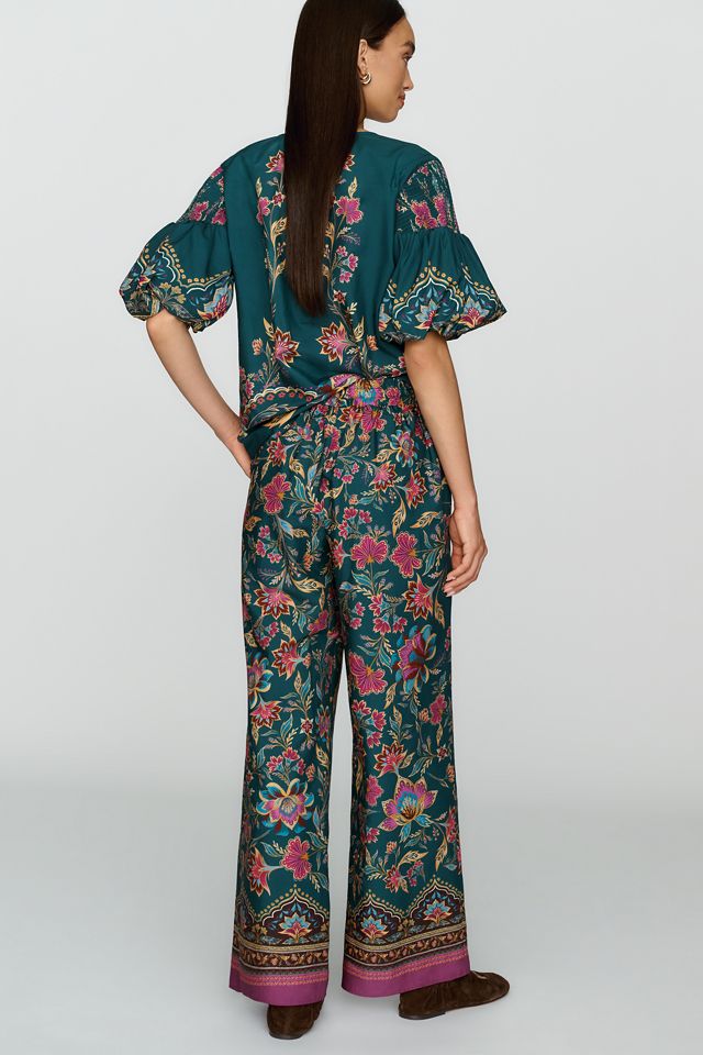 Farm Rio Printed Wide Leg Pull On Pants #2