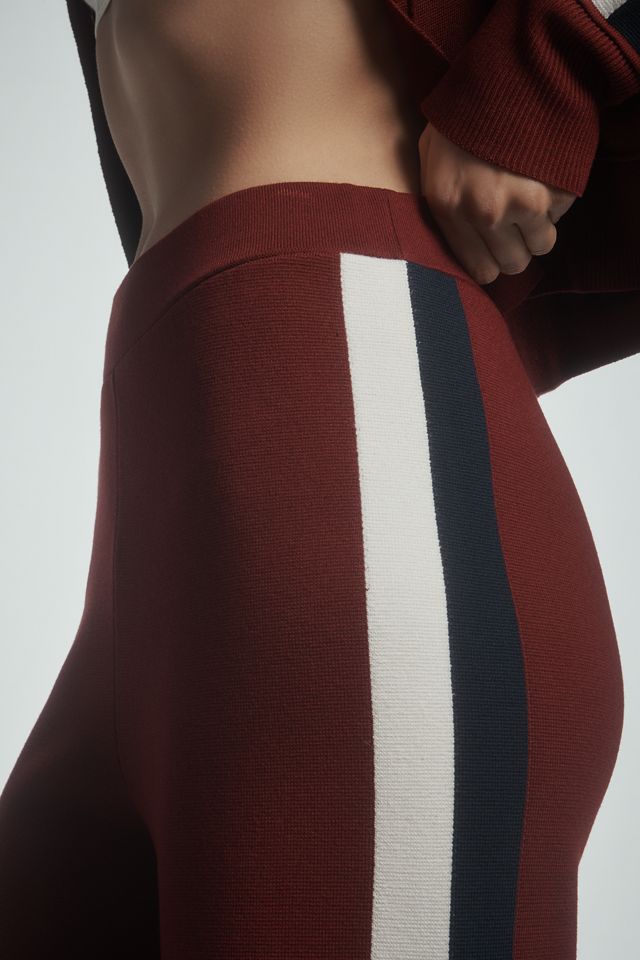 Maeve Side-Stripe Knit Track Pants #3