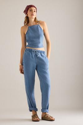 Pantalon en Look Denim Sahoysa en taille: XS chez Anthropologie - Samsoe Samsoe - Modalova