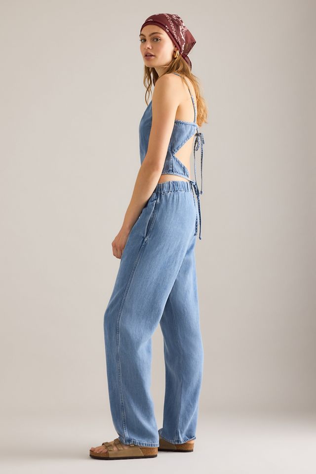 Samsoe Samsoe Sahoysa Denim-Look Trousers #2