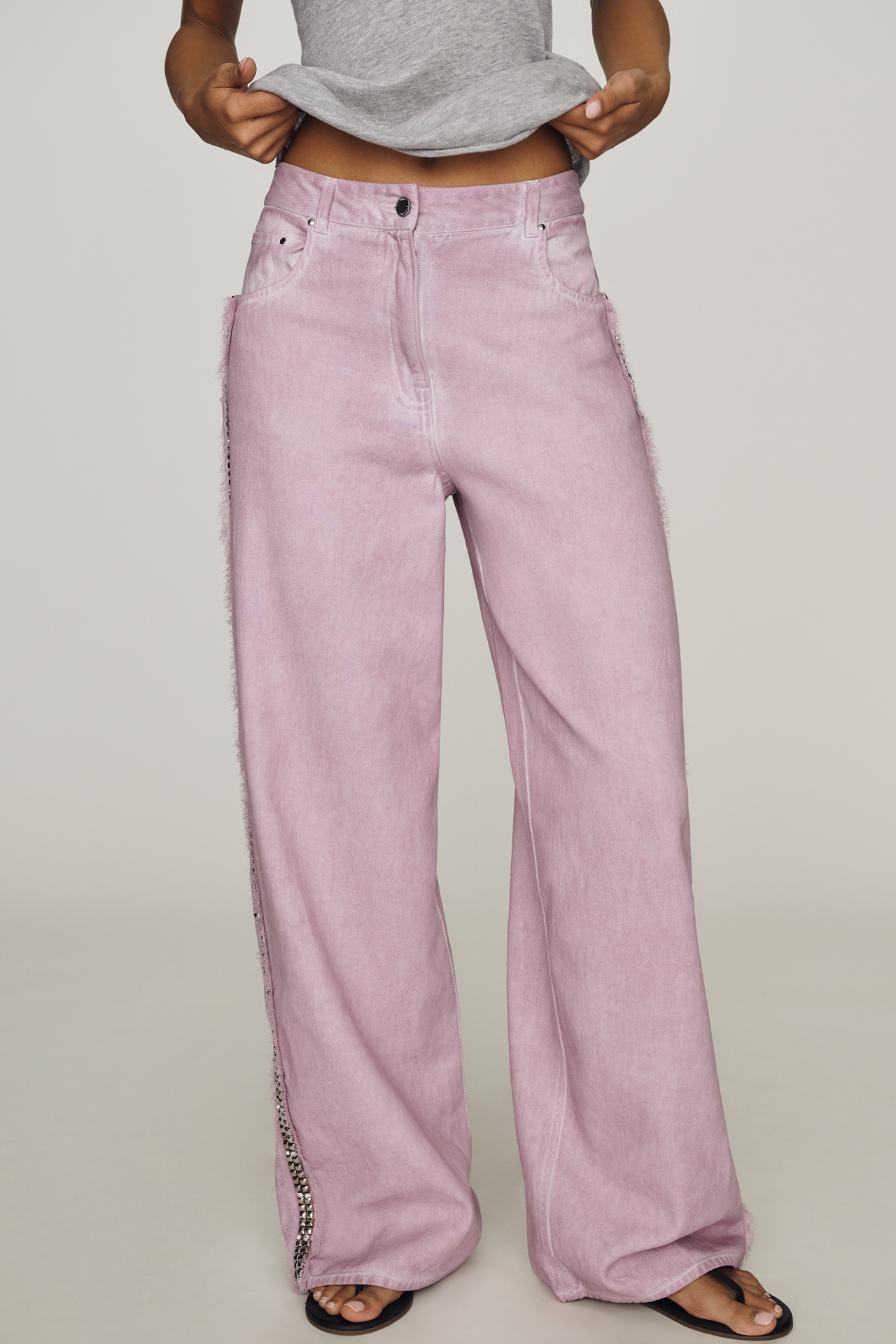 Essentiel Antwerp Jeeper Cotton Wide-Leg Pants