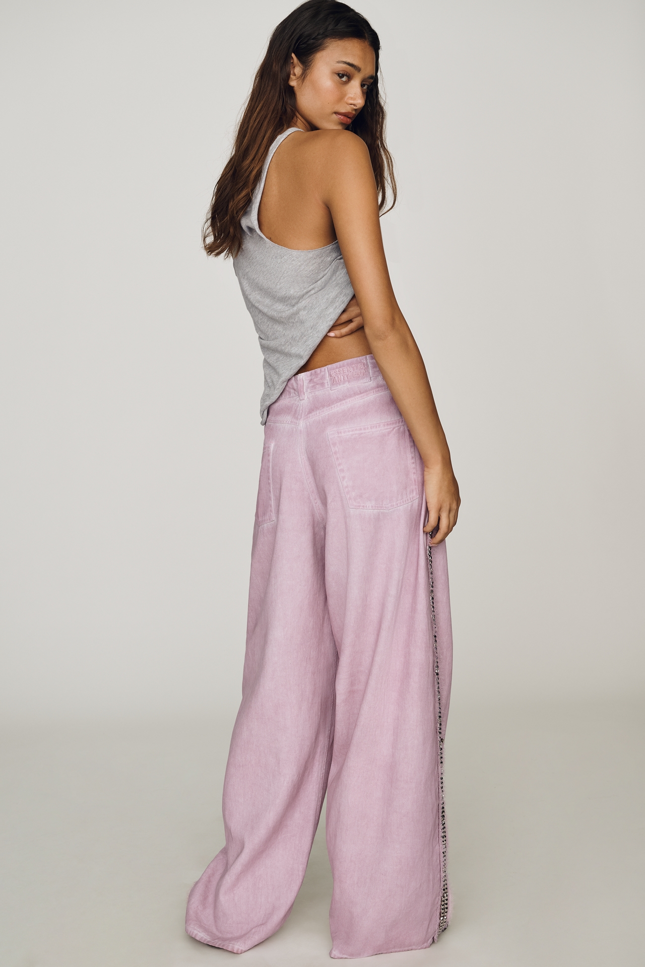 Essentiel Antwerp Jeeper Cotton Wide-Leg Pants