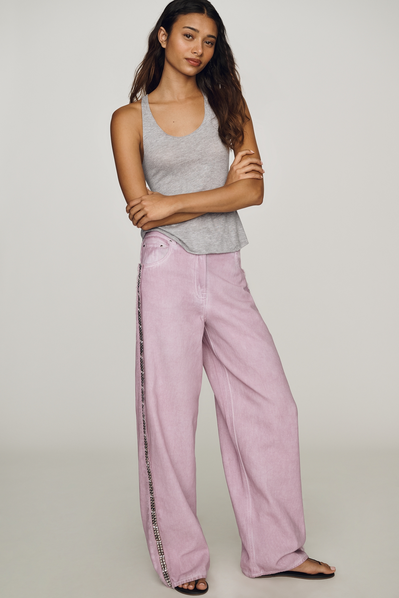 Essentiel Antwerp Jeeper Cotton Wide-Leg Pants
