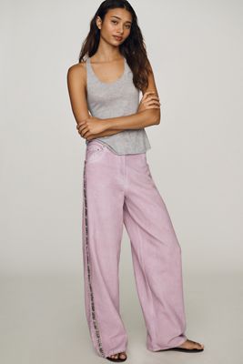 Essentiel Antwerp Jeeper 100% Cotton Wide-Leg Pants