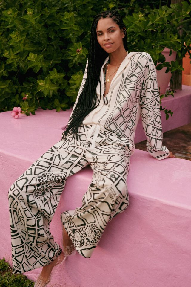 Scotch & Soda Eleni Printed Wide-Leg Pants #1