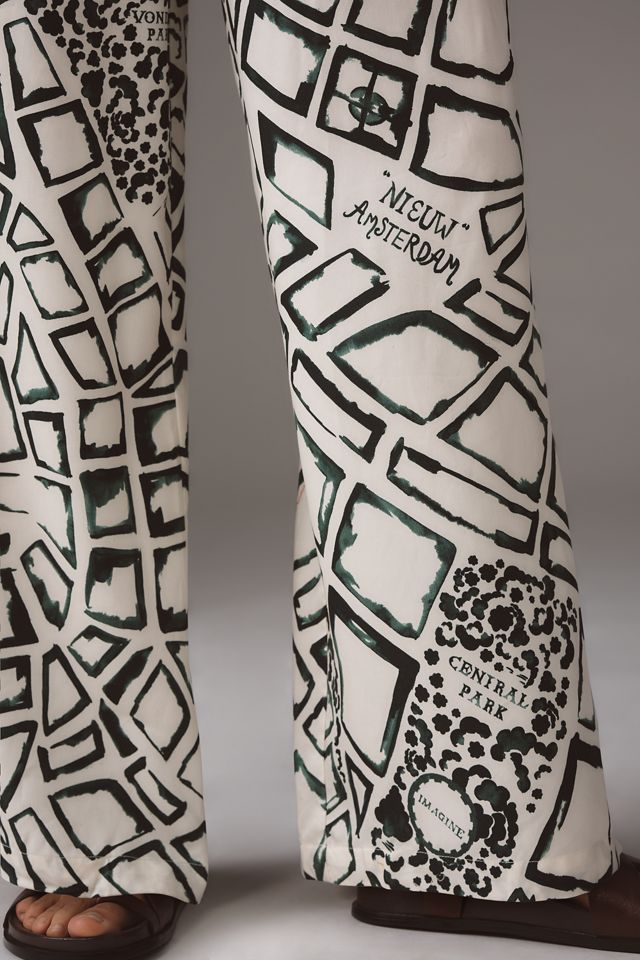 Scotch & Soda Eleni Printed Wide-Leg Pants #4