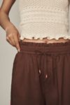 Scotch & Soda Cotton Voile Wide-Leg Pull-On Pants