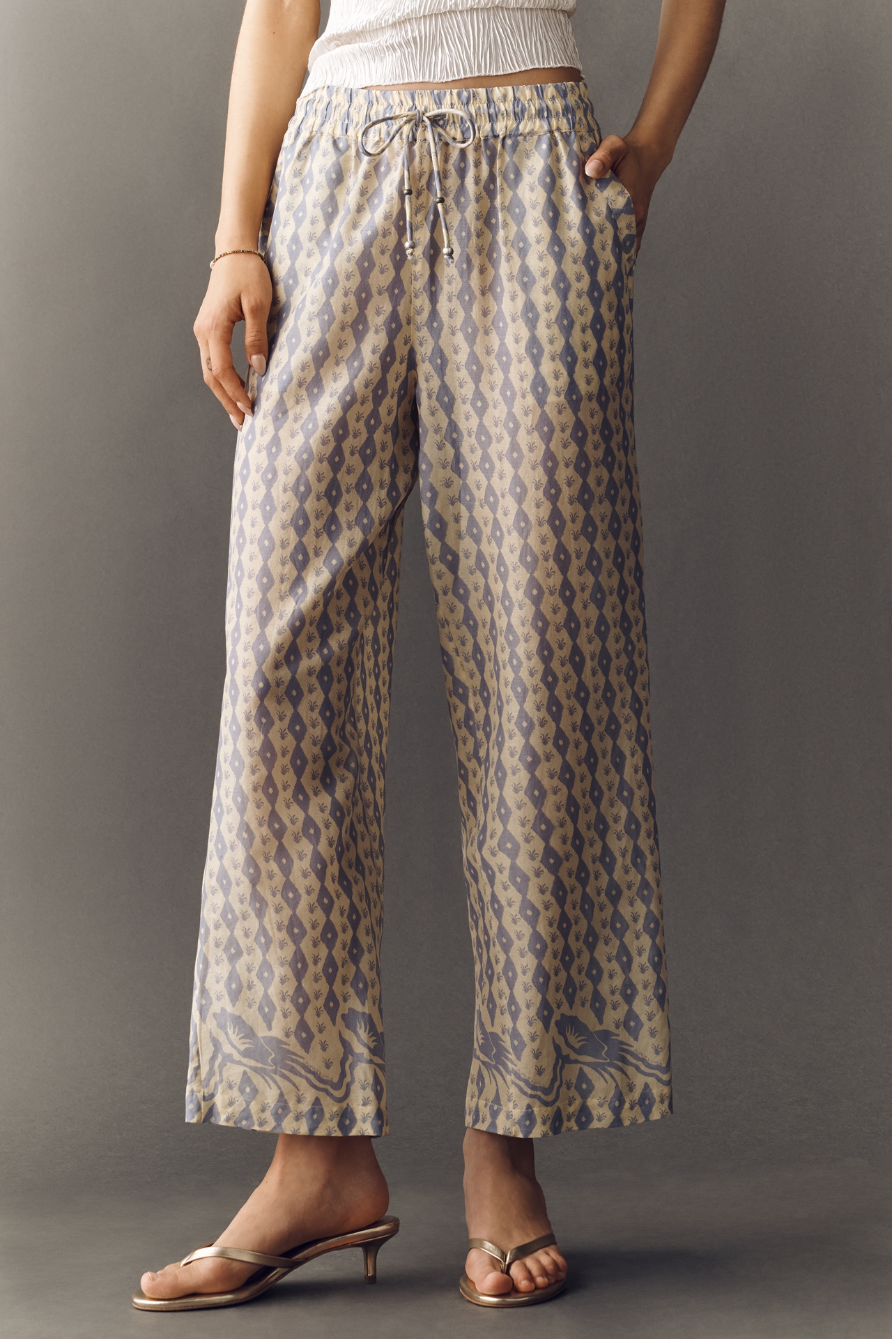 Scotch & Soda Gia Cotton Printed Pants