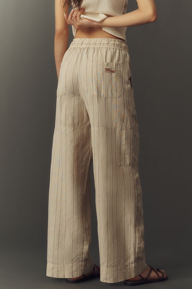 Scotch & Soda Cotton Linen Noa Wide-Leg Pants #2