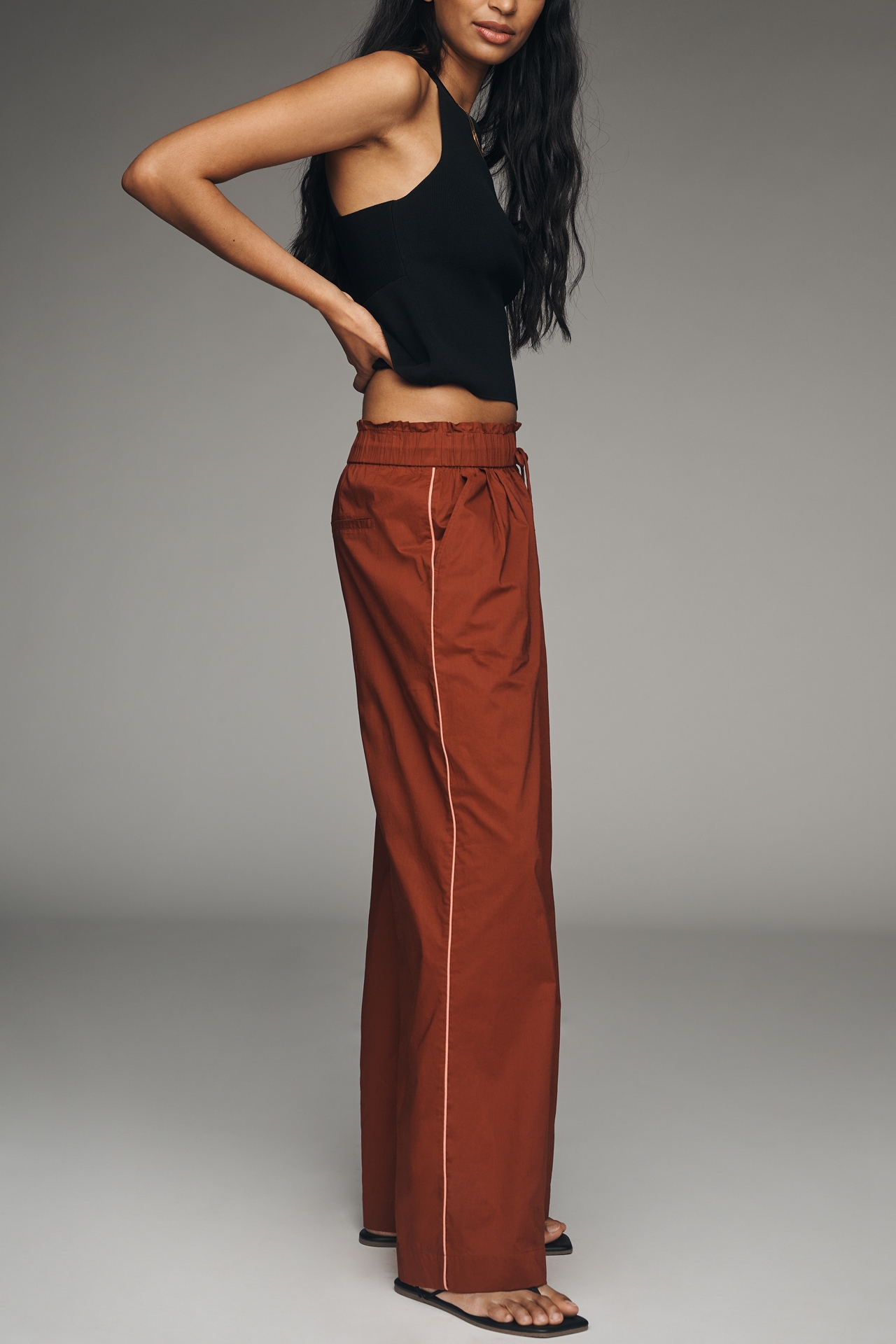Scotch & Soda Eleni Cotton Voile Pull-On Pants