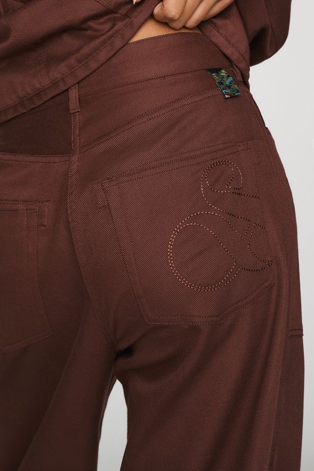 Scotch & Soda Lotus Linen Cotton High Rise Barrel Pants #3