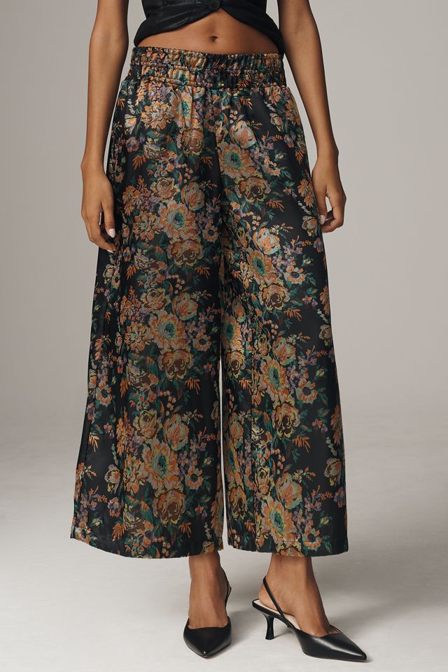 The Somerset Pull-On Pants: Cropped Jacquard Edition #5