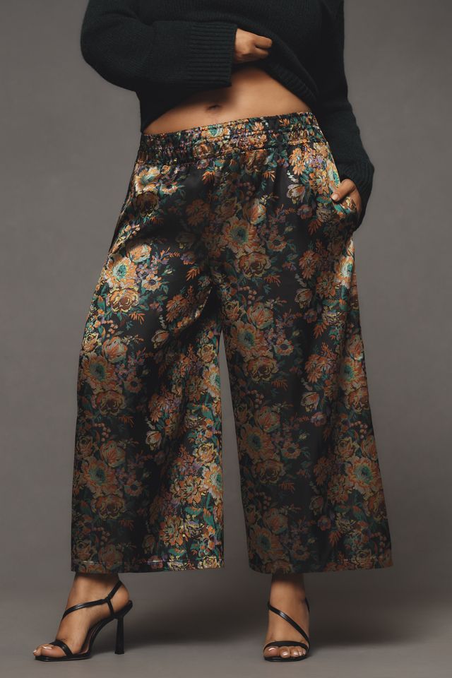 The Somerset Pull-On Pants: Cropped Jacquard Edition #1