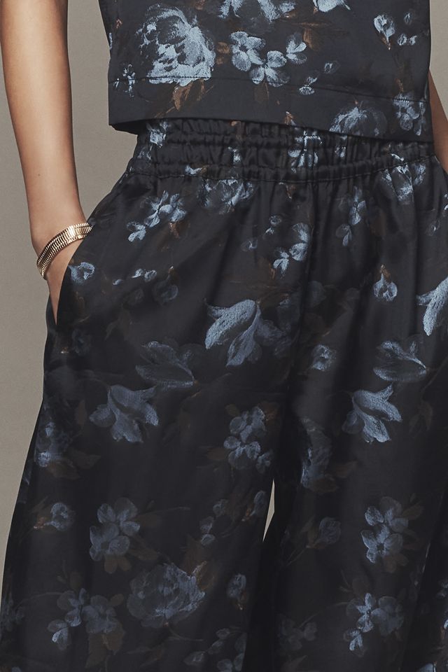 The Somerset Jacquard Full-Length Pull-On Trousers #3