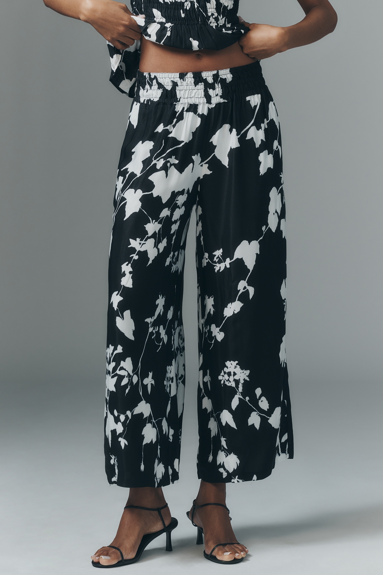 The Somerset Silky Floral Pants