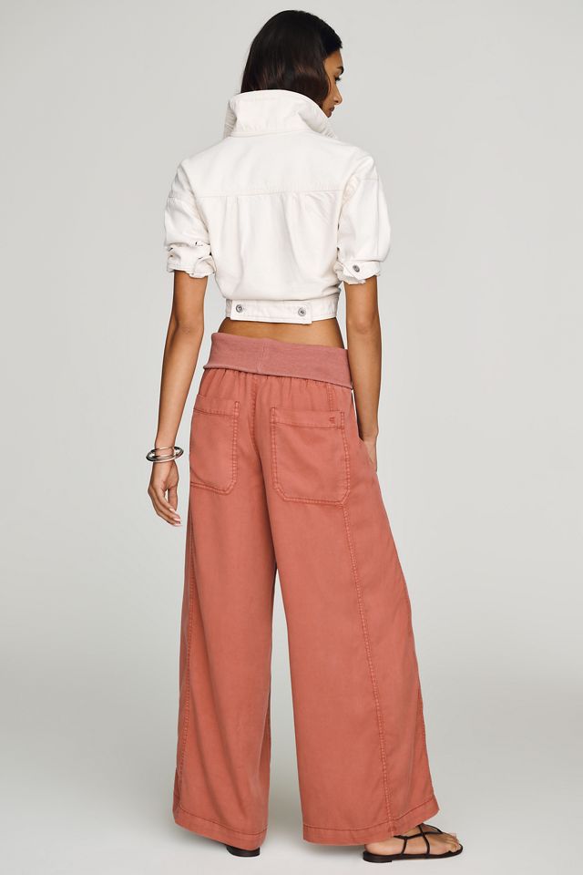 Pilcro Wide-Leg Fold-Over Pants #2