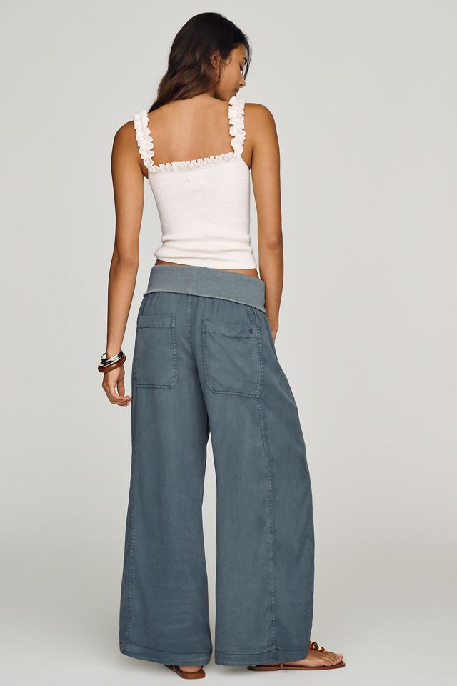 Pilcro Wide-Leg Fold-Over Pants #2
